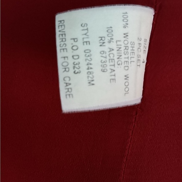 Donna Ricco Red  women’s Coat / Blazer Size 4 - Picture 10 of 12